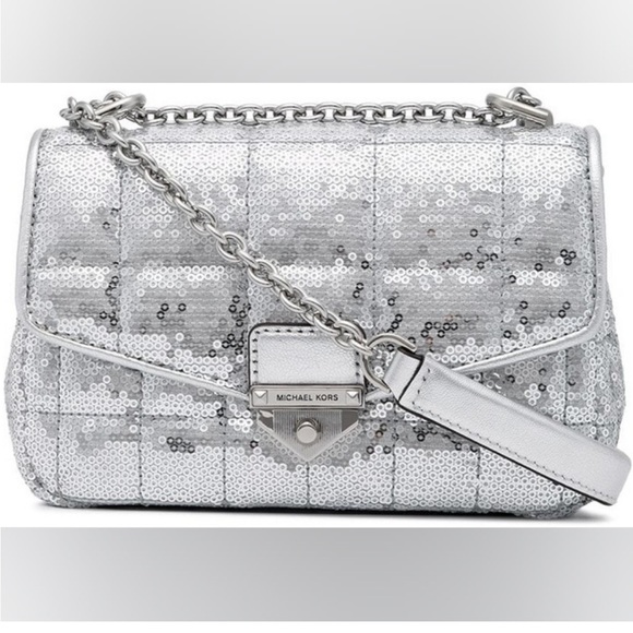 MICHAEL Michael Kors Soho Small Sequin
Chain Shoulder Bag - Picture 2 of 7